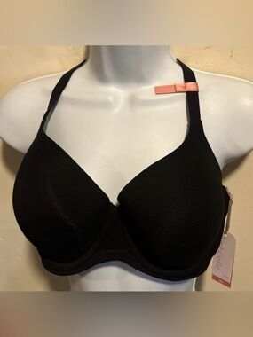 Ambrielle Black Lightly Lined Bra VersatileBack 38C